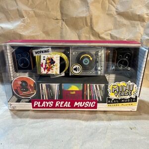 MGA Miniverse Real Music Record Player Mini Vinyl Turntable Set Plays‎ Music